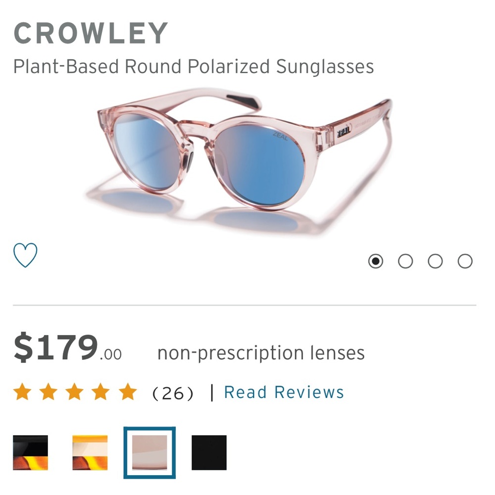 Crowley Women’s Round Polarized Sunglasses